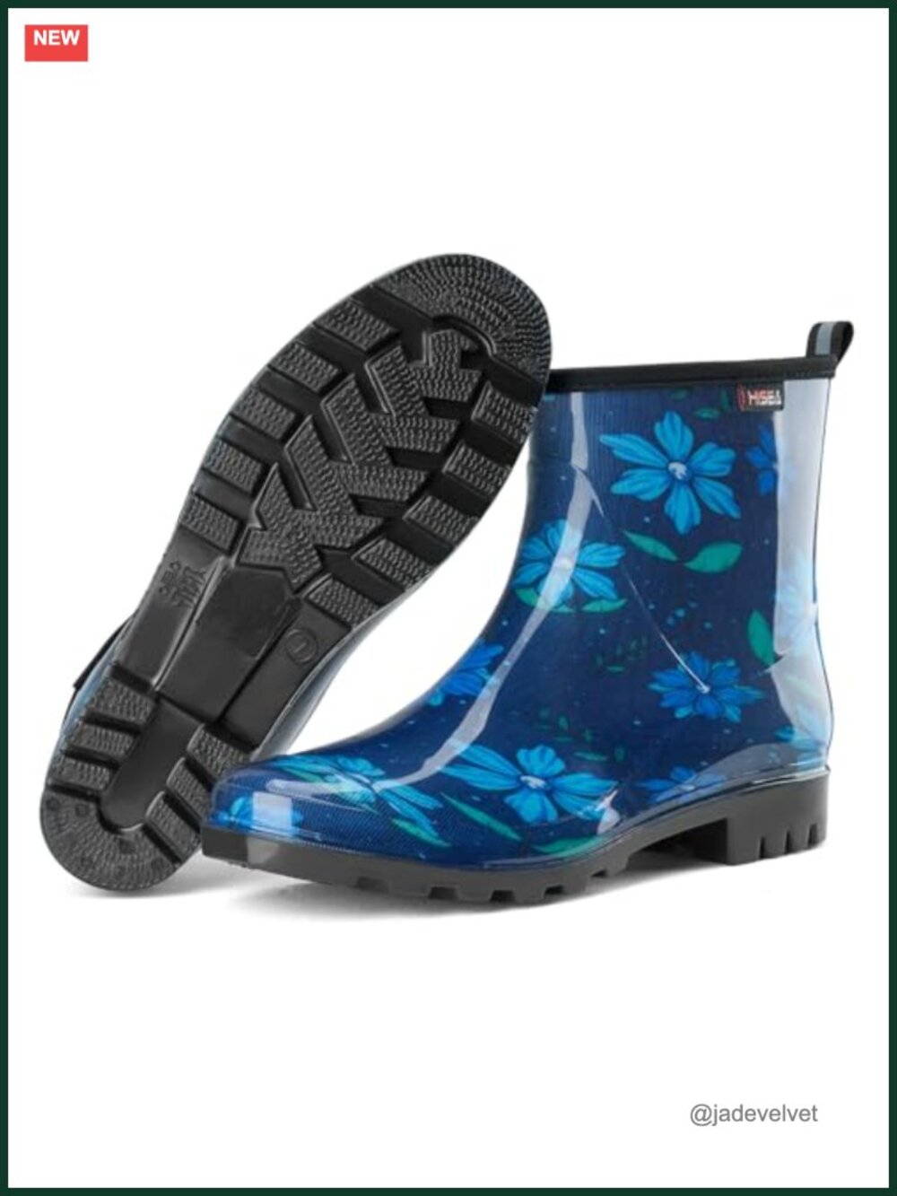 Waterproof Rain Boots for Women, Lightweight Ankle Garden Shoes, Slip-Resistant